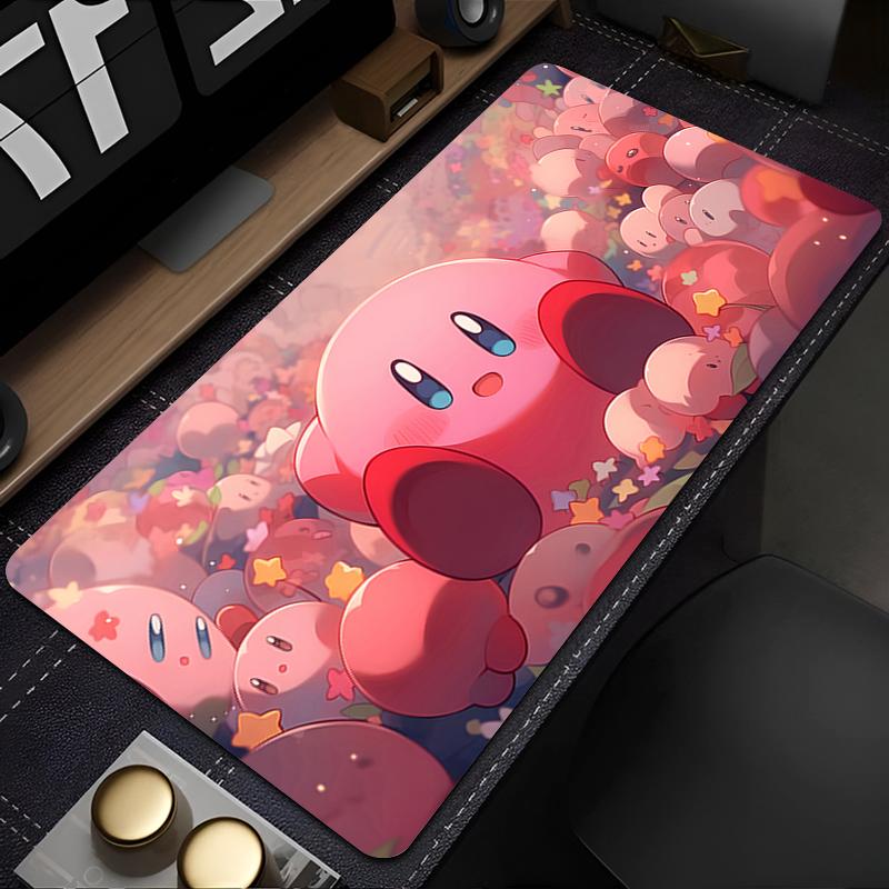 Mouse Pad PC Accessories Keyboard Pad Office Desk Mat Anti Slip Mousepad Large Gaming Mats Rubber Cartoon K-Kirbys Extended Pad