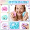Сквиши Игрушка для снятия стресса Медленно поднимающаяся Мягкая сжимаемая игрушка Сенсорная фиджет-игрушка для детей и взрослых Прочный и многоразовый мячик-антистресс