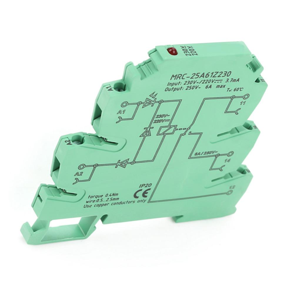 6.2mm Thickness Ultra-thin Relay 230VAC/220VDC Ultra-thin PLC Relay Industrial Control