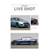 1/24 BMW M8 MANHART Supercar Модель легкосплавного автомобиля Звук и свет Инерционный механизм Детская игрушка Коллекционные предметы Подарок на день рождения