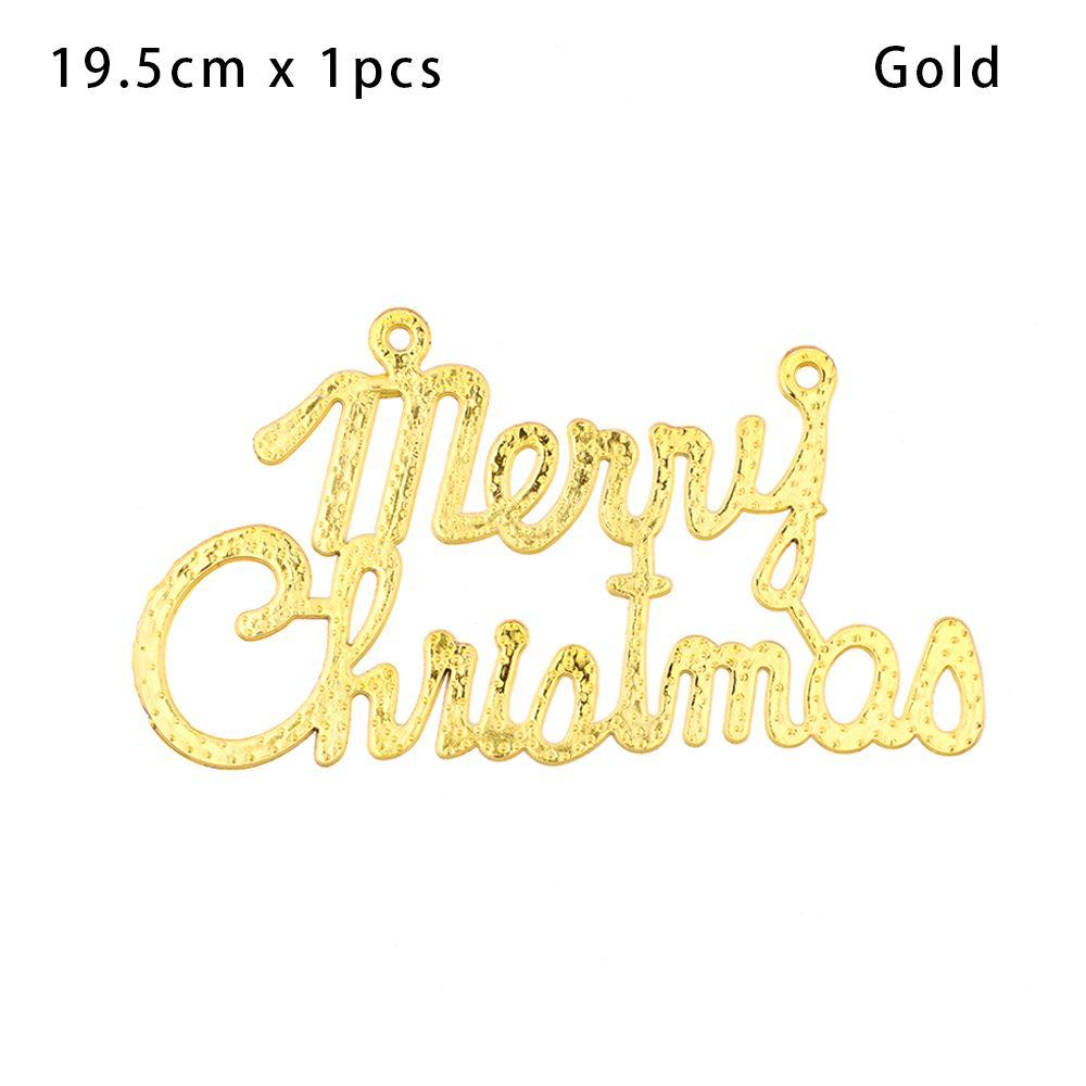 Accessories Party Supplies Merry Christmas Pendant Xmas Tree Decor Hanging Ornament English Letter