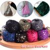 50 г Пряжа с пайетками двойного размера, Пряжа для рукоделия, Толстая декоративная пряжа, Пряжа с блестками для ручной работы, Премиальные причудливые принадлежности для вязания