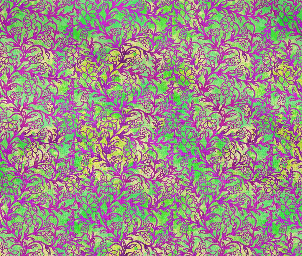 oneOone Cotton Flex Green Fabric Batik Craft Projects Decor Fabric Printed By The Yard 40 Inch Wide -