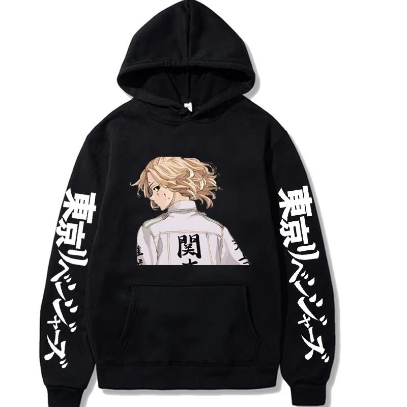 Аниме Tokyo Revengers Manjiro Sano MIKEY Графический принт с капюшоном для мужчин и женщин Manga Hoodies Удобная толстовка Harajuku Pullover