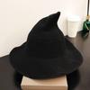 Party Witch Hat Halloween Wool Knit Hat Fashion Festival Decoration  for Women