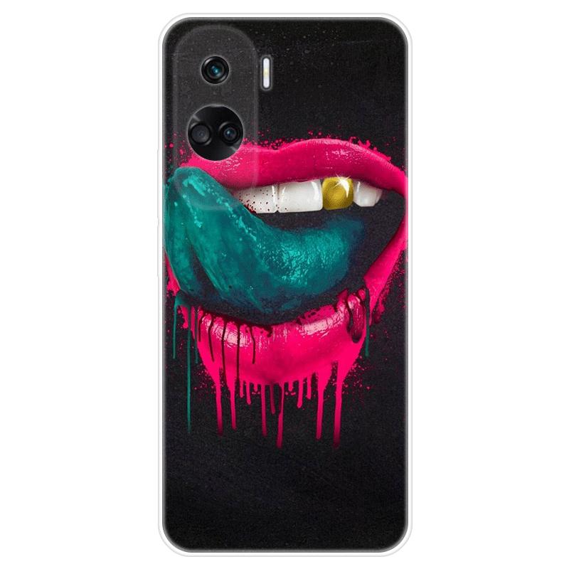 Для Honor 90 lite Honor90 lite чехол Мягкая силиконовая задняя крышка Мультяшный чехол для телефона Модный