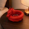3D-печатный лоток-хранилище для дракона, Декоративная миска-подставка для колец, ключей, монет, украшений, Настольный органайзер для домашнего офиса