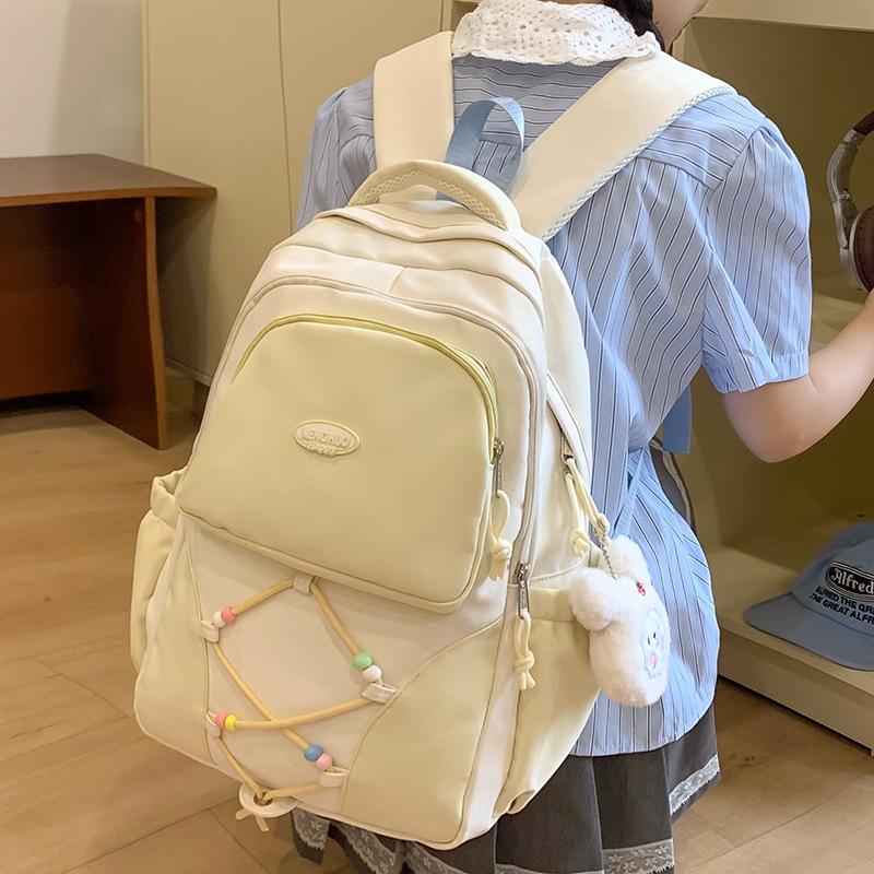 Children's Schoolbags, Primary School Students, Female College Students, Large-capacity High School, Junior High School Students, Contrasting Color