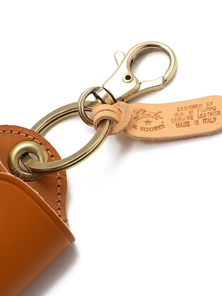 Key Case Leather Genuine Leather Cowhide Unisex Discolored Brown Brown [IL BISONTE] Women's Men's