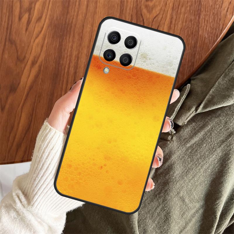 Чехол-пузырьки для пива для Samsung Galaxy M06 M16 M36 M56 M33 M15 M55 M31 M13 M12 M14 M53 M32 M52 M35 M34 M54