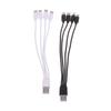 20 см 4 в 1 USB C зарядный кабель 4 порта USB разветвитель зарядный кабель разъем типа C для мобильных телефонов смартфонов планшетов