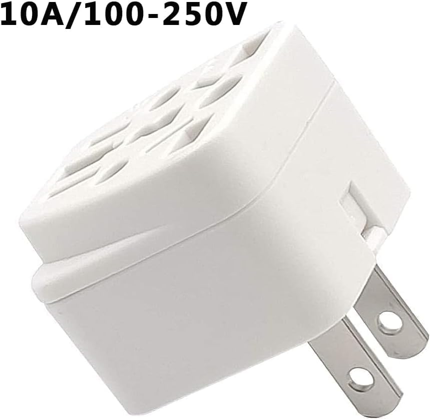 Многонациональный переходник Переходник для путешествий для преобразования за рубежом совместим со всеми странами мира.. (Содержит часть)