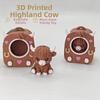 PLA 3D Printed Keychain Lightweight Build Trendy Bag Charm Micro Kitten Bag  Desk Display