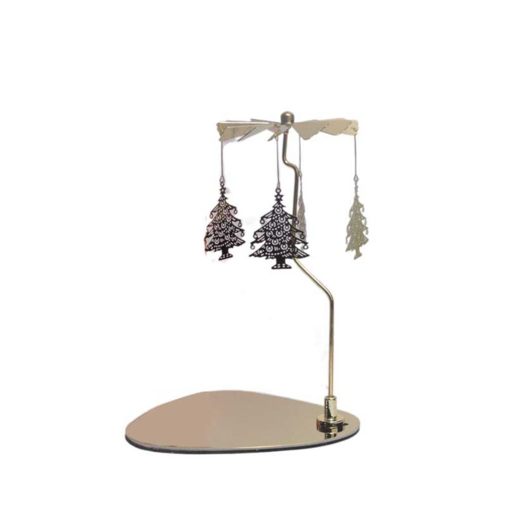 С вращающейся подставкой-подсвечником из нержавеющей стали, подсвечник для чайной свечи, романтический вращающийся подсвечник, подарок