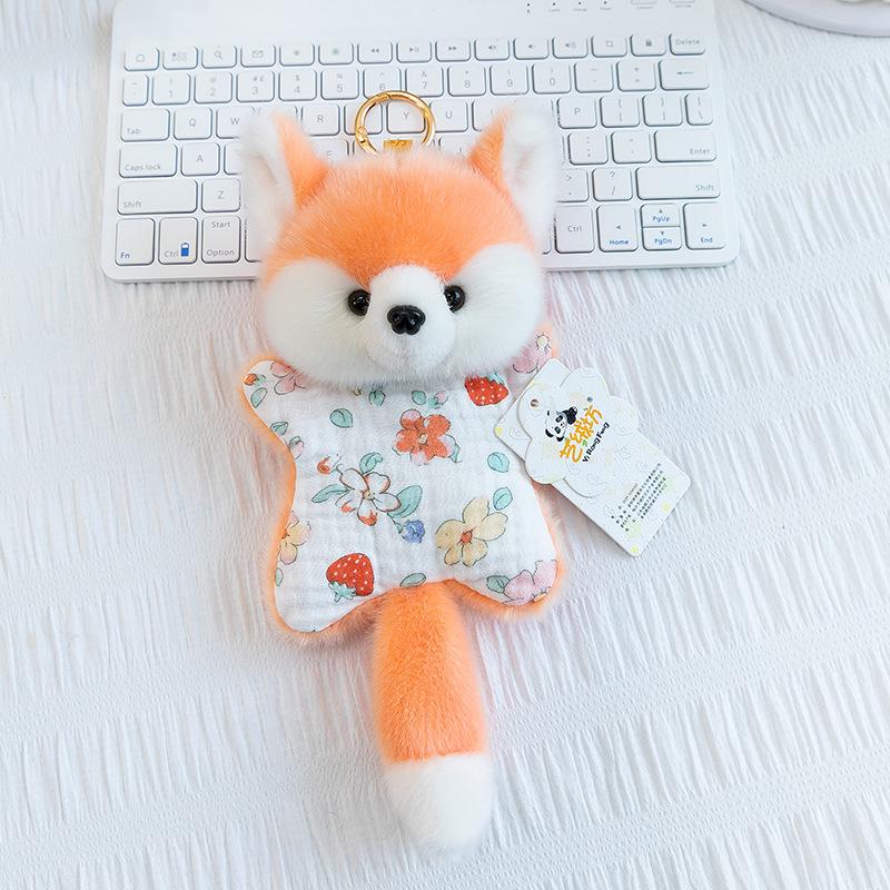 Милые куклы-мешки с бобами Животные - Панда, Слон, Кролик, Подвеска Красная панда для дня рождения детей