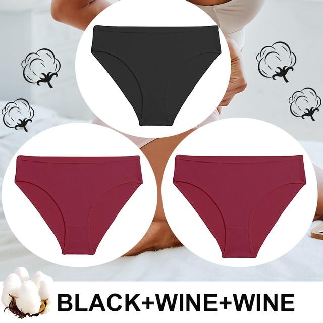 FINETOO 3 шт./лот, женские трусики с высокой талией, бесшовные трусики, нижнее белье, хлопковые трусы, сексуальное женское белье, женское нижнее белье