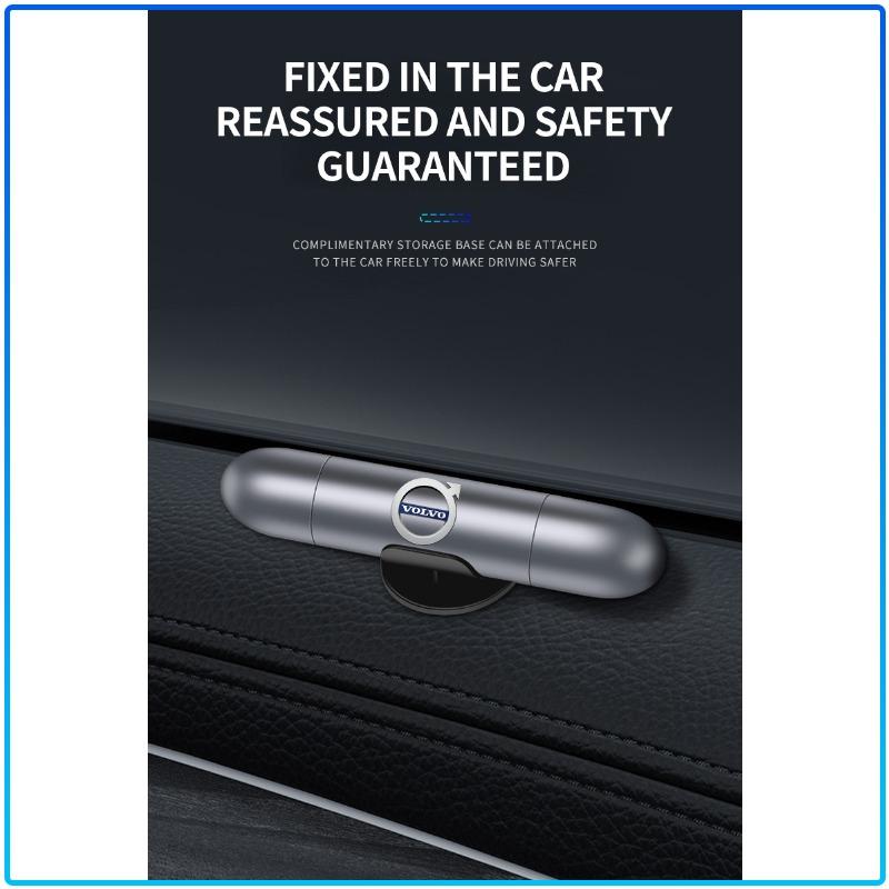 Для Volvo XC90 XC60 XC70 XC40 V90 V60 V40 C70 C30 S80 Логотип автомобиля Аварийный молоток для автомобиля Инструмент для разбивания стекол в экстренных ситуациях Резак для ремней безопасности