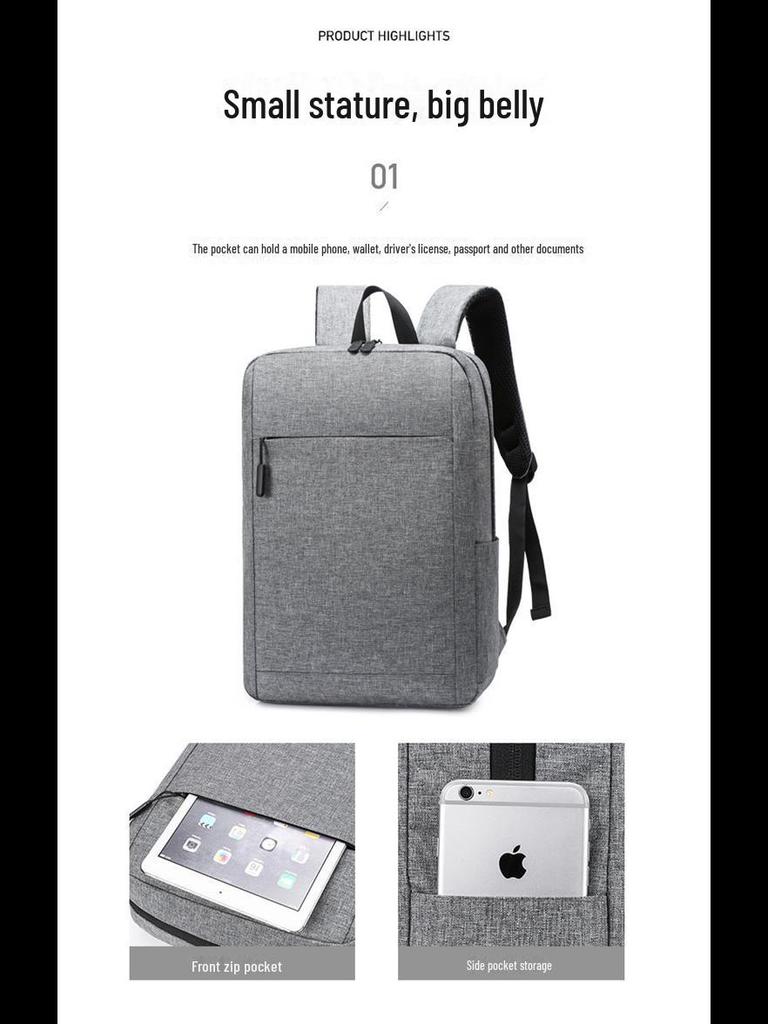 Рюкзак унисекс в деловом стиле для повседневного ношения в корейском стиле 2023 года