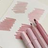 4Pcs/Set Gradient Double Head Fluorescent Highlighter Pen Markers Pastel Drawing Pen for School Office Supplies Stationery