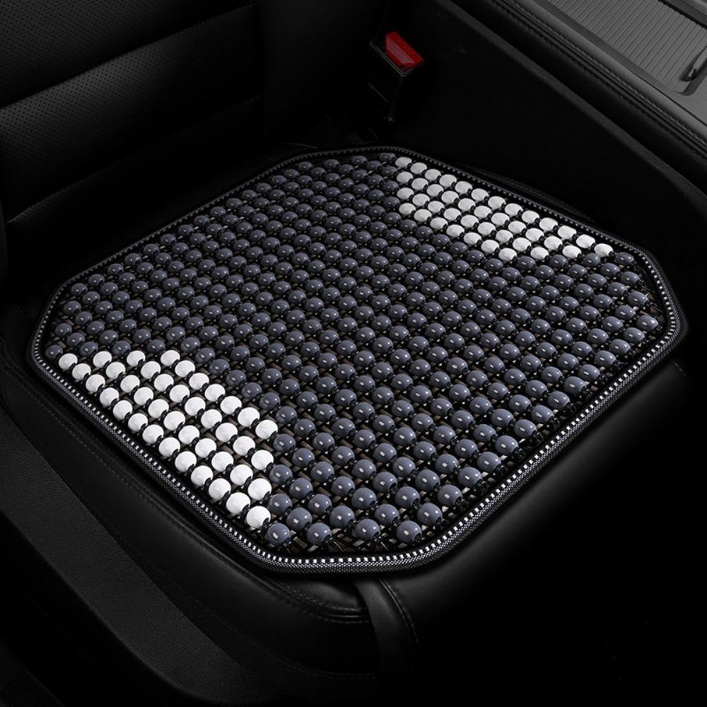 Ventilated Summer Wooden Beads Seat Cushion Breathable Car Seat Pad Four Seasons