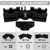 2-in-1 Mitre Measuring Cutting Tool Bevel Gauge High Accurate Compact Design Adjustable Miter Sawing Angle Cutting Tool
