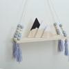 3Pcs/Set Durable Wood Simple Fadeless Baby Bedroom Wood Ornaments Wood Ornaments