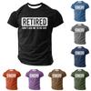Men's Popular T-shirt Printed Round Neck Short Sleeve T-shirt