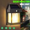 Вольфрамовая проволока Солнечные лампы Интеллектуальный датчик движения Настенный светильник 3 режима Водонепроницаемый Двор Сад Коридор Декоративный фонарь