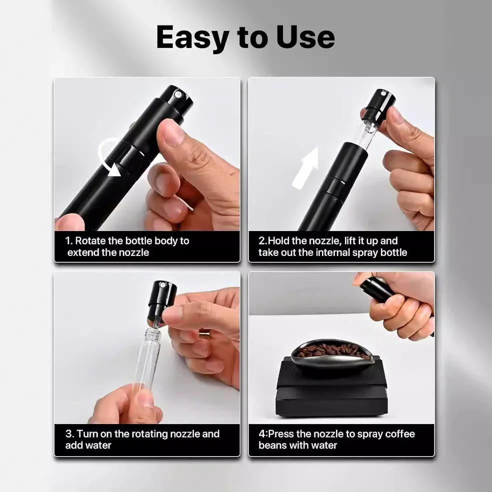 Набор чашка для дозирования кофейных зерен и бутылка-спрей Чашка для дозирования кофейных зерен на одну порцию Керамический поднос для дозирования кофе Емкость для дозирования кофе