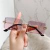 Frame Eyewear Sunglasses for Women Frameless Sunglasses Vintage Sunglasses Rectangle Sunglasses