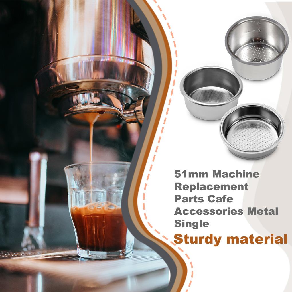 Нержавеющая сталь кофемашина порошок чашка домашний бар пористый фильтр кофейный фильтр корзина универсальные детали аксессуары