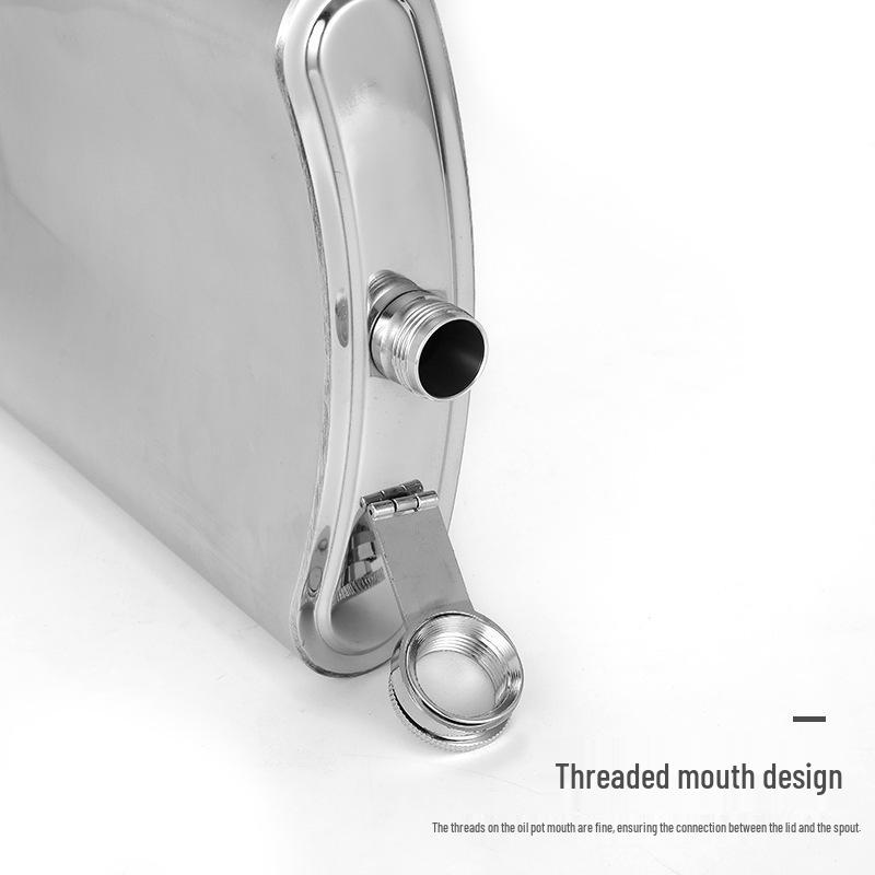 Stainless Steel Hip Flask Set: Portable Outdoor Vodka & Wine Bottle with Cup