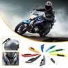 Motorcycle Windblade Rectifier Spoiler Accessories Trim Fixed Wing Contour Trim Accessories Pedal Body Helmet Universal