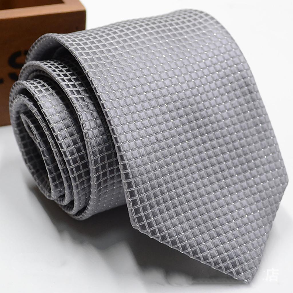 Шелковые клетчатые галстуки, мужские галстуки для вечеринок, деловые официальные мужские деловые повседневные галстуки