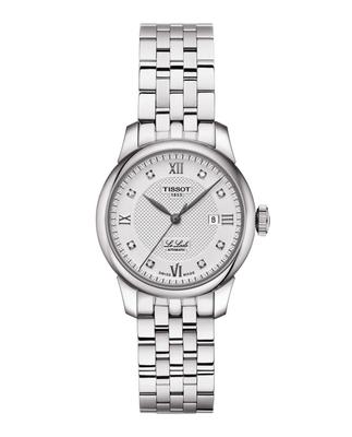 Женские автоматические часы Tissot Le Locle с браслетом (T0062071103600) - Серебряный циферблат