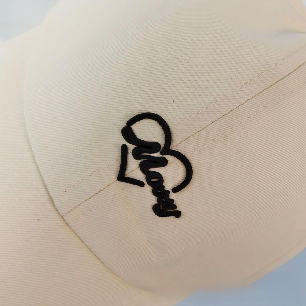 Breathable Parent-child Cap Solid Color Visor Cap Heart Embroidered Baseball Hat For Women Kids