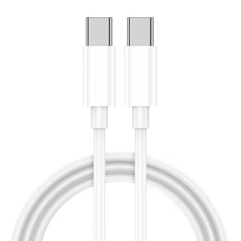 Плетеный кабель 240 Вт PD с быстрой зарядкой, двойной Type-C для ноутбуков Apple