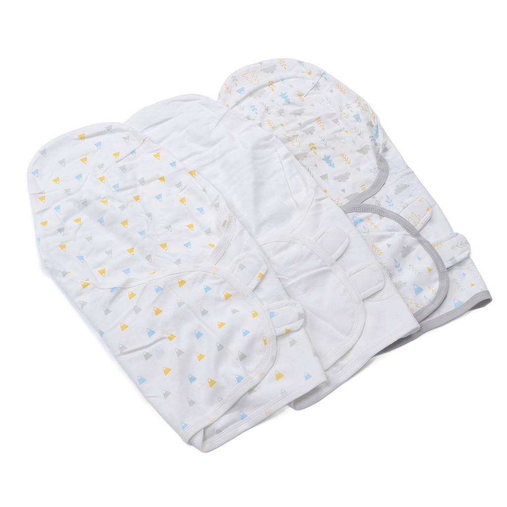 3pcs Baby Swaddle Sleep Sacks Cotton Swaddle Blanket for 0 To 2 Months Old Newborn Forest