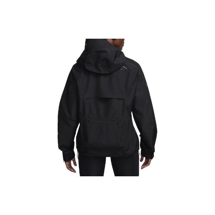 Nike Повседневная куртка Trail Gore-Tex Infinium с вышитым логотипом и капюшоном, женская верхняя одежда, черный цвет FB7642-010