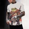 Летняя новая пляжная уличная японская мужская футболка укиё-э с 3D принтом Harajuku, модная мужская футболка с коротким рукавом в стиле хип-хоп с круглым вырезом
