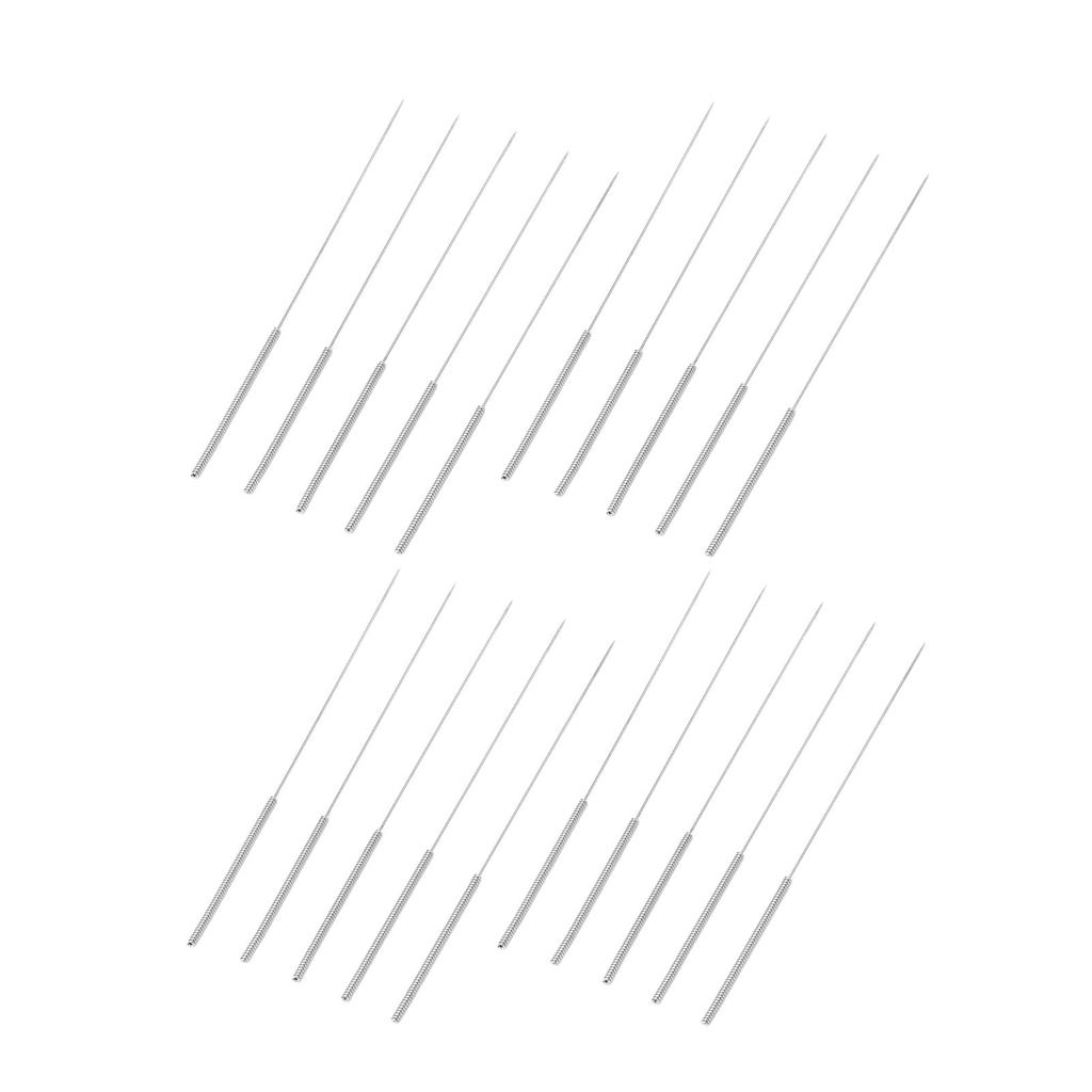 20Pcs 3D Printer Nozzle Cleaning Needles Kit 0.4mm Stainless Steel Extruder Accessories