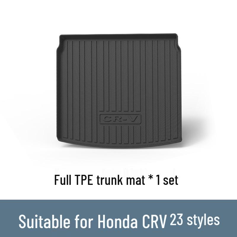 Экологичные ТПЭ коврики в салон автомобиля для Honda CRV 2023 - Водонепроницаемые, износостойкие коврики для сидений и багажника с дизайном "Галактический ковер".