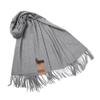 Women'S Thick Warm Solid Color Scarf Autumn And Winter New Style Cashmere Scarf Versatile Wool Scarf