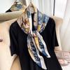 New Style of Literary and Artistic Prints for Women In Autumn and Winter  Warm Scarf Neck Scarf  Floral Gauze Scarf