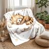 Red Butterfly and Rose Theme blanket Lightweight Warm Flannel Blanket Decorative Throw Blanket for Home Decoration