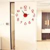 Креативные скандинавские простые акриловые настенные часы DIY трехмерные бесшумные цифровые часы для гостиной и спальни наклейка на стену часы