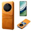 Smartphone Cover For Huawei Mate 60 Pro Dual Card Slots PU Leather PC Phone Case Shell