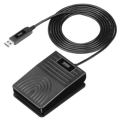 Педальный переключатель Sanwa Direct, проводное подключение по USB, 1 клавиша, нажатие на переднюю панель, назначение ПК, игровая клавиатура, ножной переключатель, сочетание клавиш для ног 400-MA213BK
