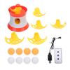 Table Tennis Launcher Portable Table Tennis Trainer Automatic Launcher Robot with Remote Control