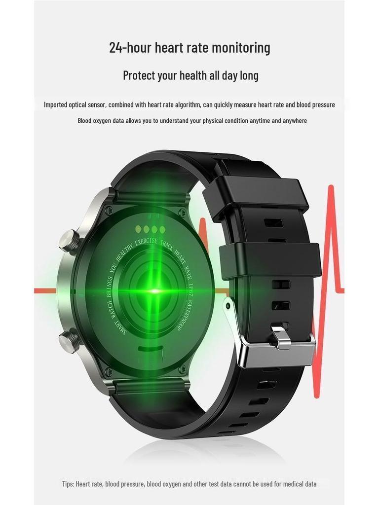 Умные часы Huqiangbei GT4 2025: Черная Технология, Здоровье и Спорт, Bluetooth-вызов, Многофункциональный